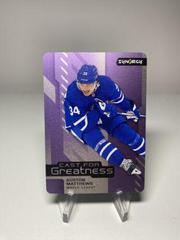 Auston Matthews Hockey Cards 2021 Upper Deck Synergy Cast for Greatness Prices