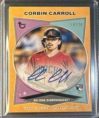 Corbin Carroll [Orange] Baseball Cards 2023 Topps Brooklyn Collection Autographs Prices