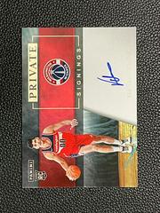 Tristan Vukcevic #3 Basketball Cards 2023 Panini Court Kings Private Signing Prices