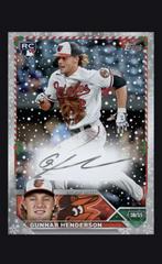 Gunnar Henderson [Silver] #HAC-GH Baseball Cards 2023 Topps Holiday Autographs Prices
