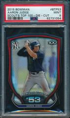 Aaron Judge [Die Cut] Baseball Cards 2015 Bowman Scout's Top 100 Prices