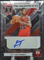 Dalen Terry #NB-DLT Basketball Cards 2022 Panini Donruss Elite New Breed Autographs Prices