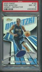 Dirk Nowitzki [Jersey Refractor] #120 Basketball Cards 2003 Finest Prices