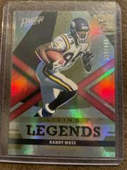 Randy Moss [Red] #LL-1 Football Cards 2022 Panini Prestige Living Legends Prices