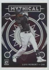 Luis Robert #M-1 Baseball Cards 2020 Panini Donruss Optic Mythical Prices