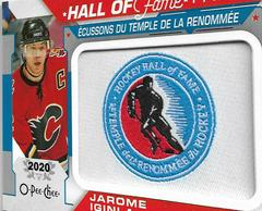 Jarome Iginla #HOF-1 Hockey Cards 2022 O Pee Chee Hall of Fame Logo Patches Prices