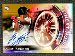 Rafael Devers [Gold Refractor] #RD Baseball Cards 2018 Topps Finest Hour Autographs Prices