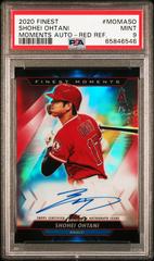 Shohei Ohtani [Red Refractor] #MOMA-SO Baseball Cards 2020 Topps Finest Moments Autographs Prices