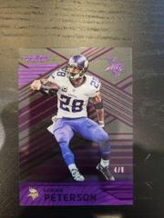 Adrian Peterson [Purple] #39 Football Cards 2016 Panini Clear Vision Prices