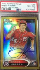 Bryce Harper [Autograph Gold Refractor] #BH Baseball Cards 2012 Topps Chrome Prices