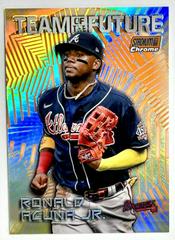 Ronald Acuna Jr. [Orange] #TOF-15 Baseball Cards 2022 Stadium Club Chrome Team of the Future Prices