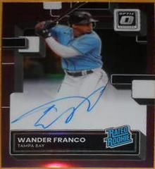 Wander Franco [Purple] Baseball Cards 2022 Panini Donruss Optic Rated Rookie Signatures Prices
