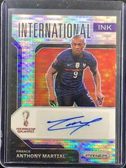 Anthony Martial [Breakaway] #S-AM Soccer Cards 2022 Panini Prizm World Cup Signatures Prices