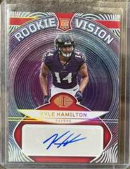 Kyle Hamilton [Red] #RVS-KH Football Cards 2022 Panini Illusions Rookie Vision Signatures Prices