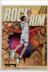 Chet Holmgren [Gold] #9 Basketball Cards 2023 Panini Recon Rock the Rim Prices
