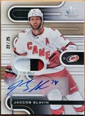 Jaccob Slavin [Uniform Autograph] #116 Hockey Cards 2022 SP Game Used Prices