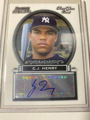 C. J. Henry [Autograph] Baseball Cards 2005 Bowman Sterling Prices