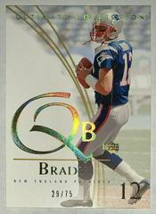 Tom Brady [Gold] Football Cards 2003 Ultimate Collection Prices