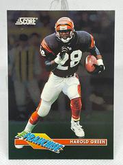 Harold Green Football Cards 1993 Panini Score Franchise Prices
