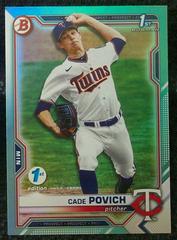 Cade Povich #BD-104 Baseball Cards 2021 Bowman Draft 1st Edition Prices