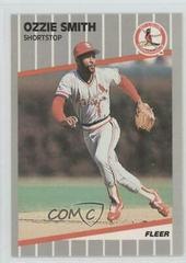 Ozzie Smith #463 Baseball Cards 1989 Fleer Glossy Prices