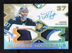 Connor Hellebuyck [Autograph Premium] #WM-HE Hockey Cards 2021 SPx Winning Materials Prices