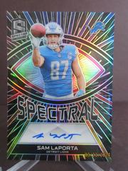 Sam LaPorta [Hyper] #12 Football Cards 2023 Panini Spectra Spectral Signature Prices