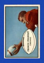 Fran Polsfoot #7 Football Cards 1953 Bowman Prices