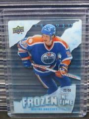 Wayne Gretzky [Blue Frost] Hockey Cards 2022 Upper Deck Trilogy Frozen in Time Prices