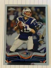 Tom Brady [Blue Jersey] Football Cards 2013 Topps Chrome Prices