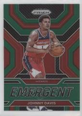 Johnny Davis [Green] #13 Basketball Cards 2022 Panini Prizm Emergent Prices