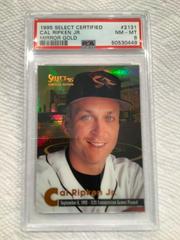Cal Ripken Jr. [Mirror Gold] Baseball Cards 1995 Select Certified Prices