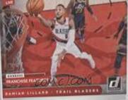 Damian Lillard #14 Basketball Cards 2021 Panini Donruss Franchise Features Prices