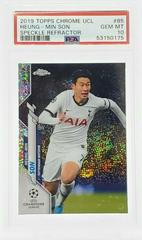 Heung Min Son [Speckle Refractor] #85 Soccer Cards 2019 Topps Chrome UEFA Champions League Prices