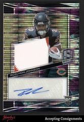 Roschon Johnson #12 Football Cards 2023 Panini Spectra Rookie Autograph Celestial Prices