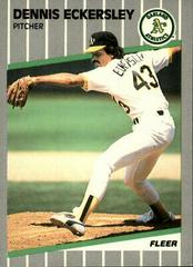 Dennis Eckersley Baseball Cards 1989 Fleer Prices