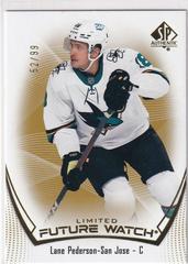 Lane Pederson [Limited Gold] #108 Hockey Cards 2021 SP Authentic Prices