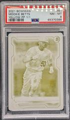 Mookie Betts [Magenta Printing Plate] #61 Baseball Cards 2021 Bowman Prices