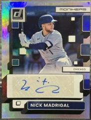 Nick Madrigal #MO-NM Baseball Cards 2022 Panini Donruss Monikers Autographs Prices