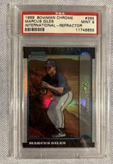 Marcus Giles [Refractor] #365 Baseball Cards 1999 Bowman Chrome International Prices
