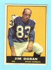 Jim Doran Football Cards 1961 Topps Prices