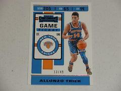 Allonzo Trier [Game Ticket Purple Foil] #4 Basketball Cards 2019 Panini Contenders Prices