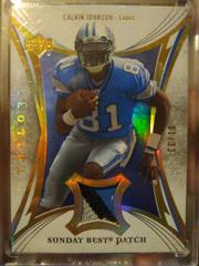 Calvin Johnson [Gold] #107 Football Cards 2007 Upper Deck Trilogy Prices