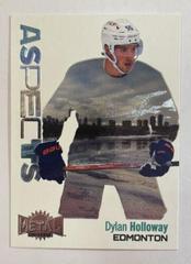 Dylan Holloway [Autograph ] #A-28 Hockey Cards 2022 Skybox Metal Universe Aspects Prices