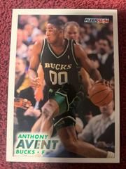 Anthony Avent #114 Basketball Cards 1993 Fleer Prices