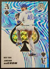 Jacob deGrom [Reactive Blue] Baseball Cards 2021 Panini Mosaic Aces Prices