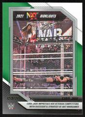 Cora Jade [Green] Wrestling Cards 2022 Panini NXT WWE 2021 Highlights Prices