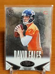 David Fales #117 Football Cards 2014 Panini Certified Prices