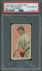 Kitty Bransfield [No P On Shirt] Baseball Cards 1909 E90-1 American Caramel Prices
