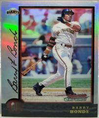 Barry Bonds [Refractor] #225 Baseball Cards 1998 Bowman Chrome Prices